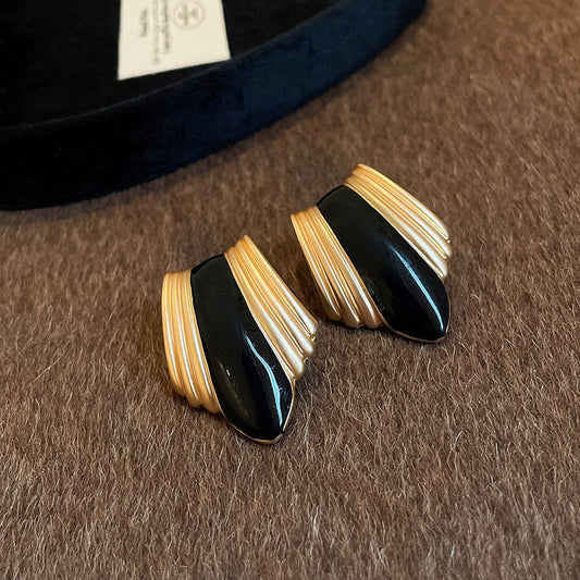 Statement Black Onyx Earrings