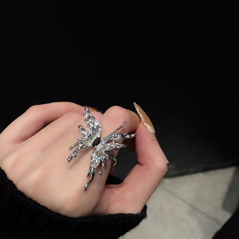 Statement Butterfly Ring