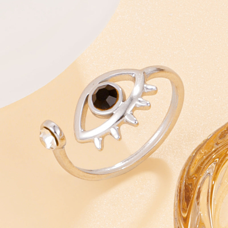 Statement Evil Eye Ring
