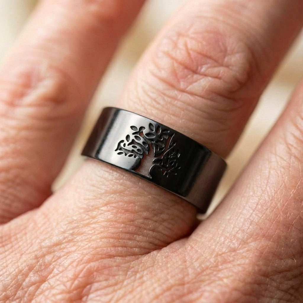 Statement Tree of Life Ring