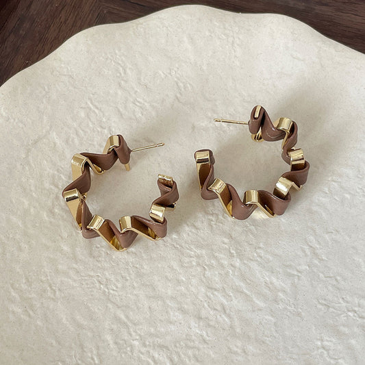 Statement Twisted Earrings