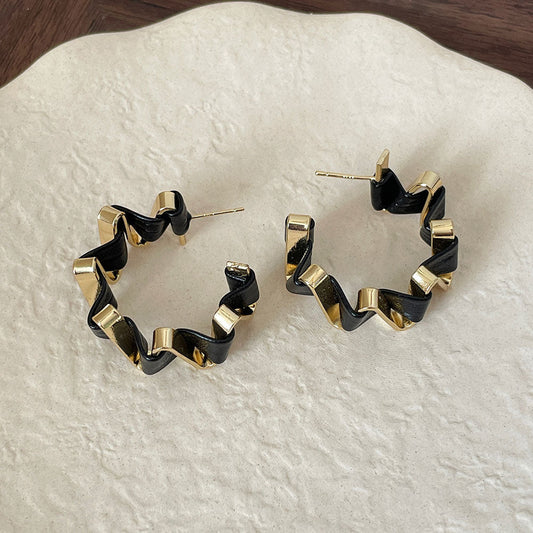 Statement Twisted Hoop Earrings