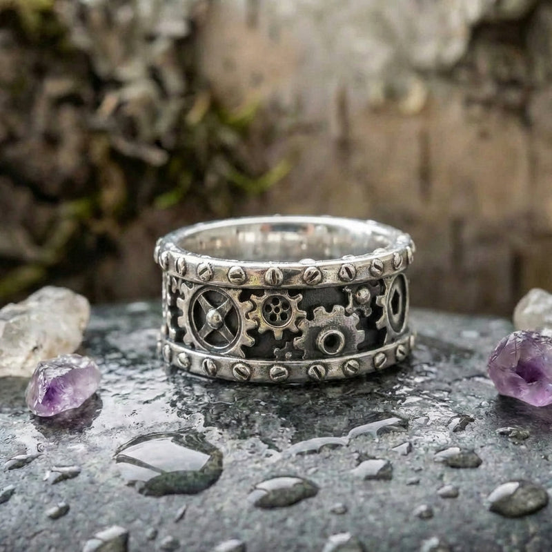 Steampunk Gear Ring