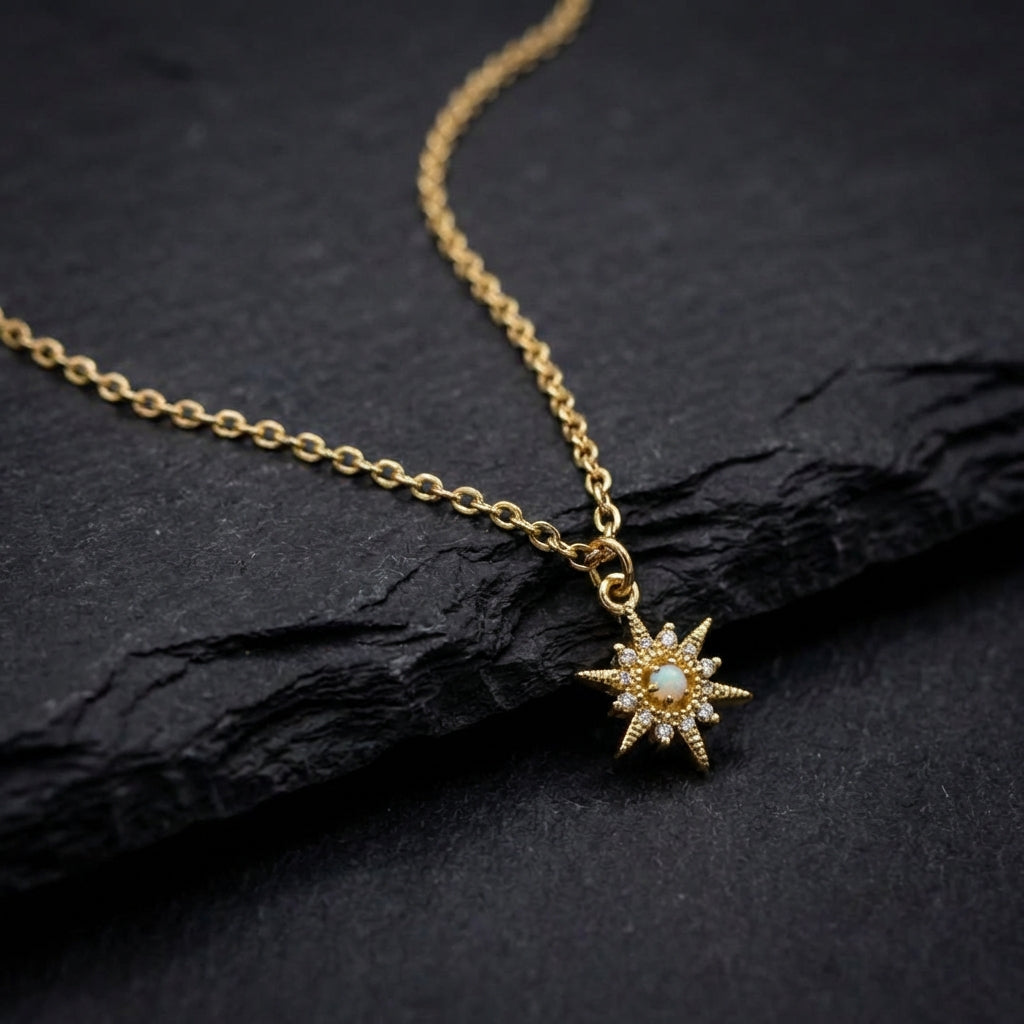 Stellina Opal Star Necklace