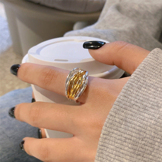 Textured Gold Ring