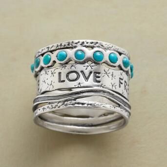 Turquoise Love Ring