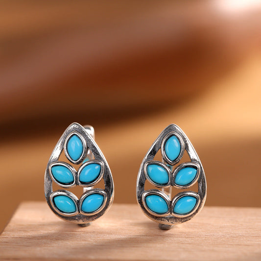 Turquoise Teardrop Earrings