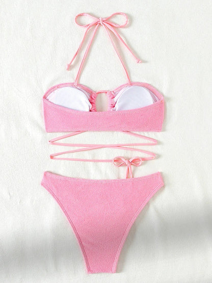 Braewyn® | Push-up Bikini Set With Crossed Straps