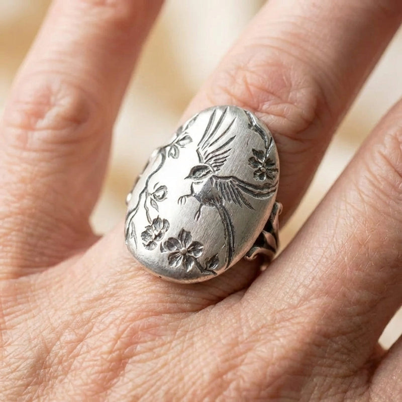Swallow Flower Ring