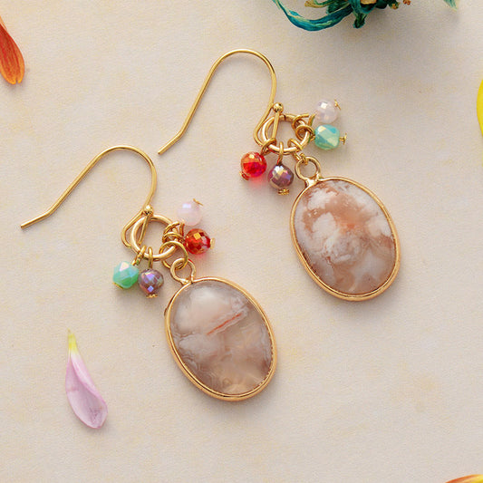 Vintage Agate Earrings