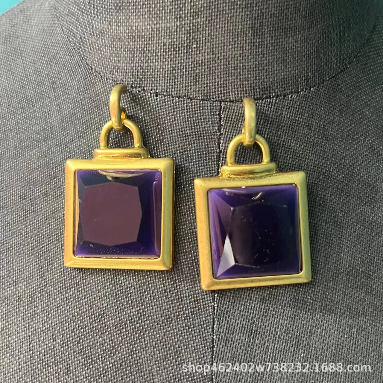 Vintage Amethyst Earrings