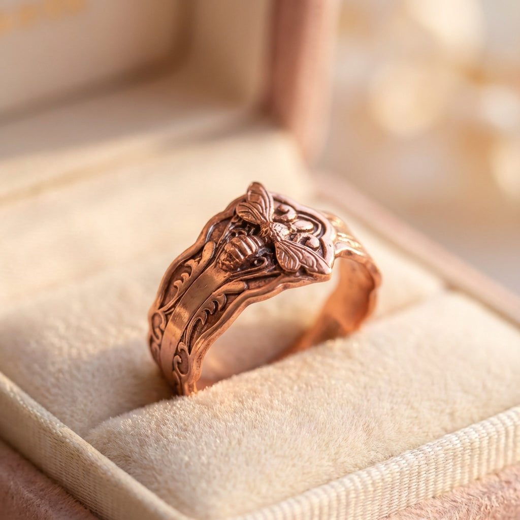 Vintage Bee Statement Ring