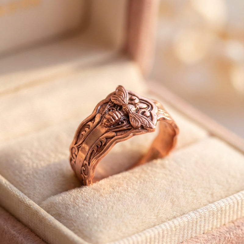 Vintage Bee Statement Ring
