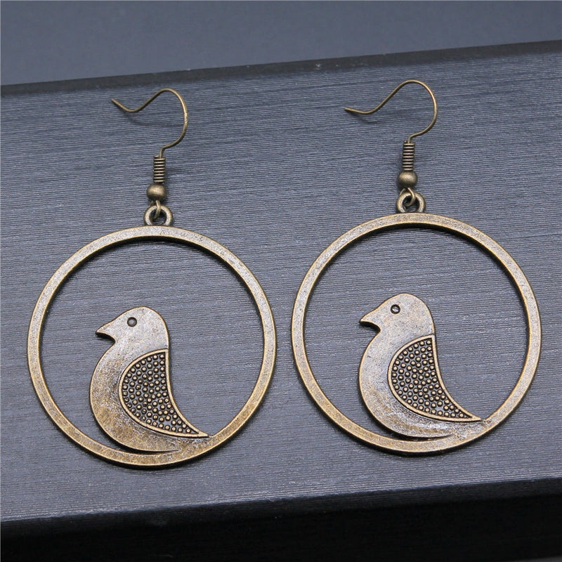 Vintage Bird Earrings