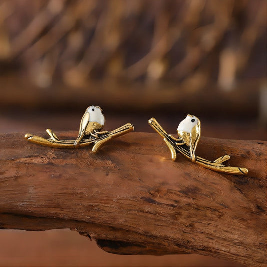 Vintage Bird Earrings