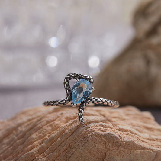 Vintage Blue Stone Ring
