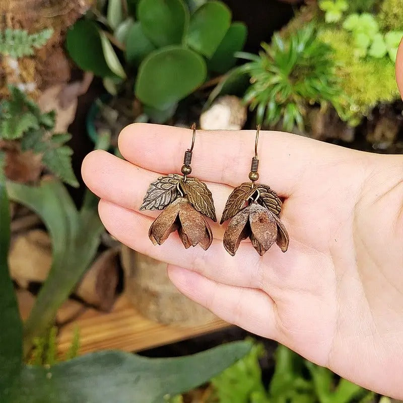 Vintage Botanical Earrings