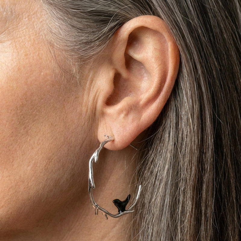 Branch Bird Earrings