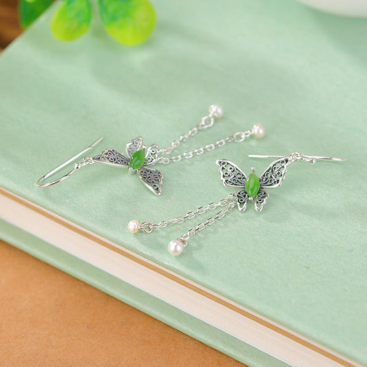 Vintage Butterfly Earrings