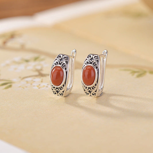 Vintage Carnelian Earrings