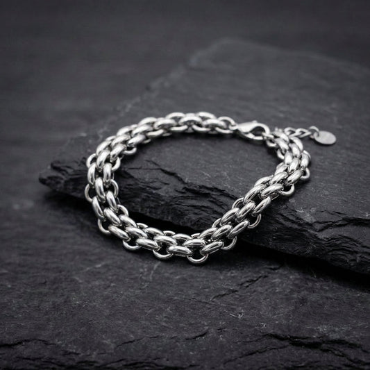 Vintage Handmade Silver Bracelet