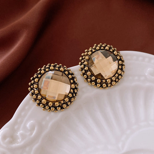 Vintage Champagne Earrings