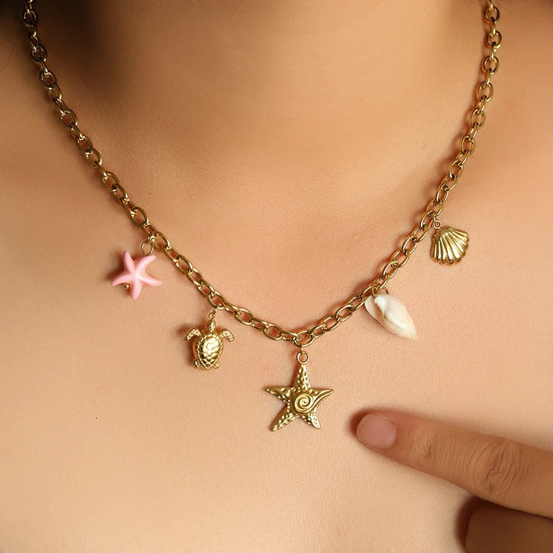 Vintage Charm Sea Necklace