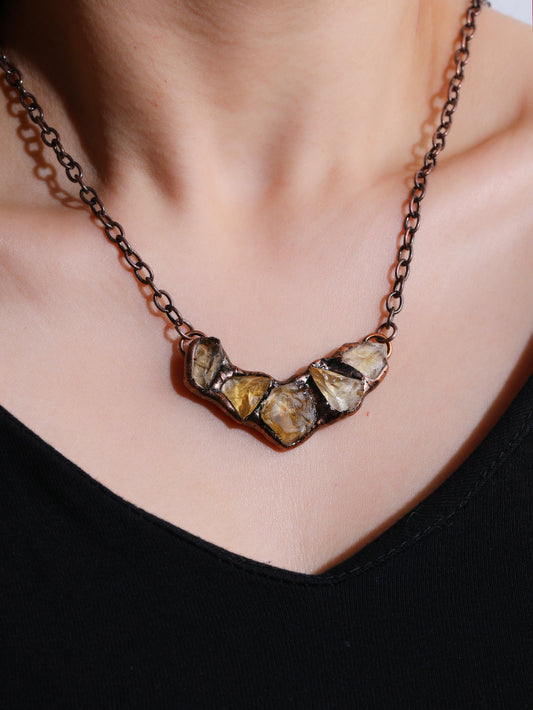 Vintage Crystal Quartz Necklace