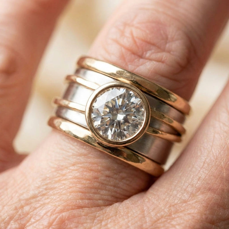Crystal Statement Ring