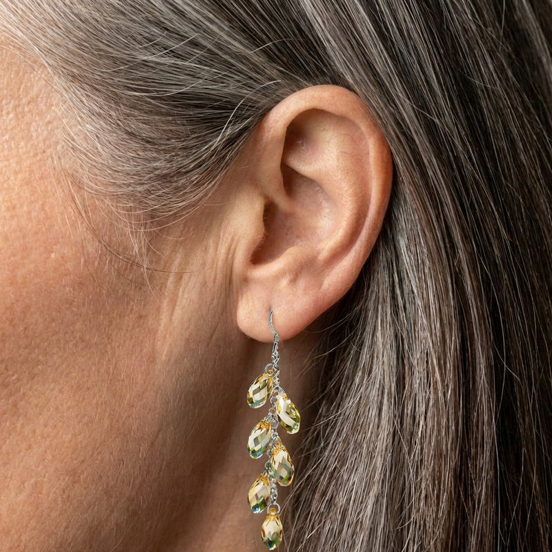 Dangling Crystals Earrings