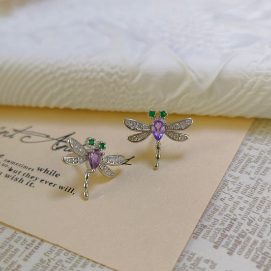 Vintage Dragonfly Earrings