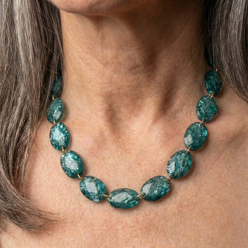 Ellipse Charm Necklace