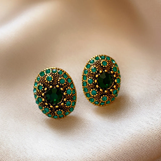Vintage Emerald Earrings
