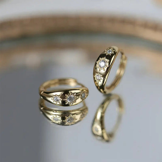 Vintage Floral Earrings