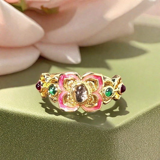 Vintage Floral Ring