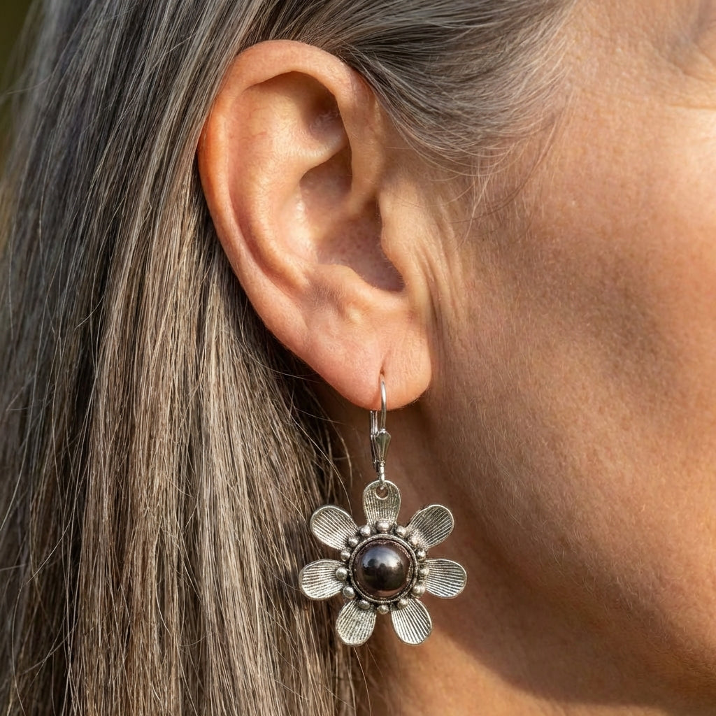 Flower Dangle Earrings