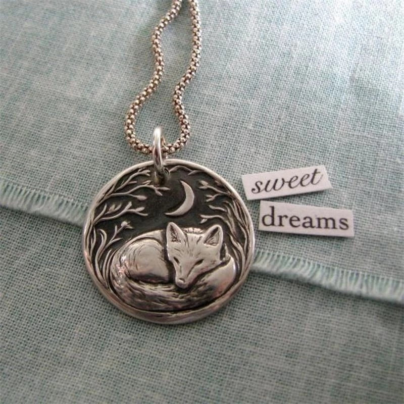 Vintage Fox Necklace