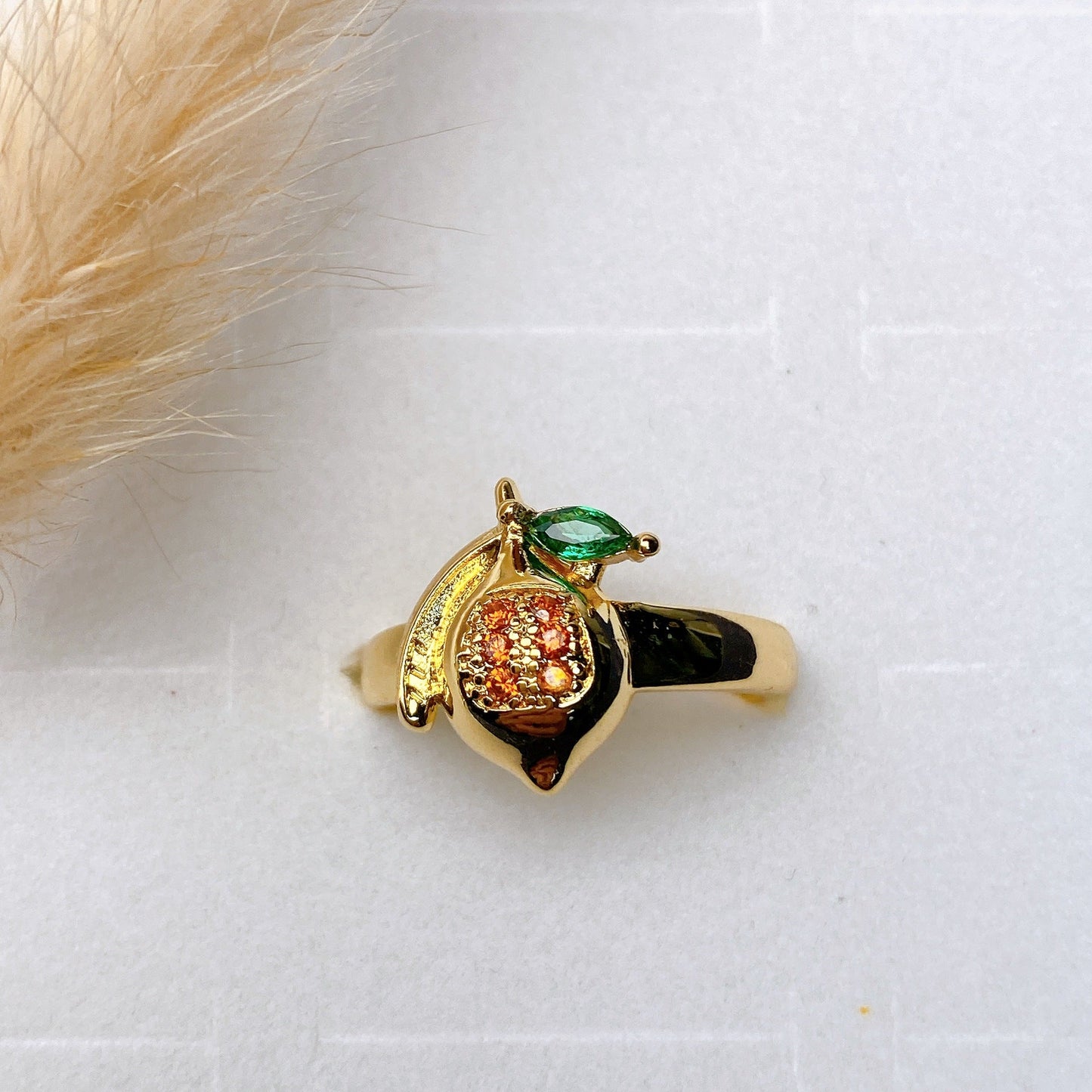 Vintage Fruit Cocktail Ring