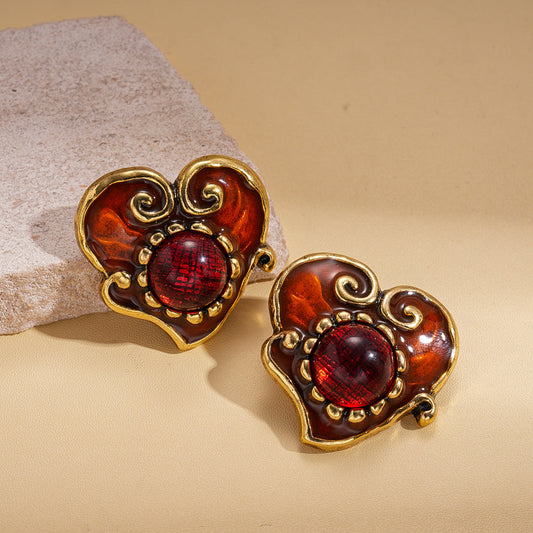 Vintage Garnet Earrings