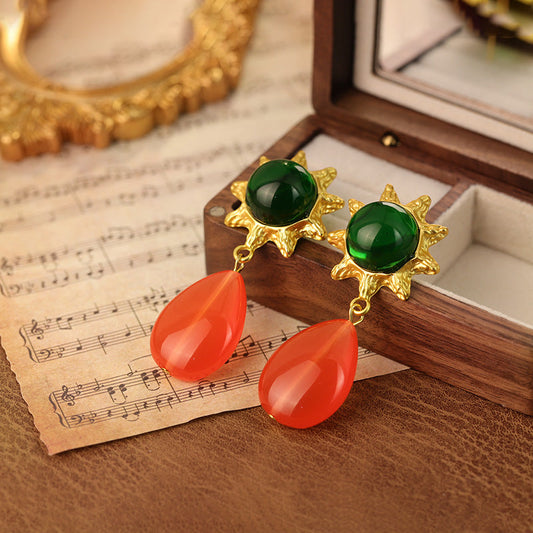 Vintage Gemstone Earrings