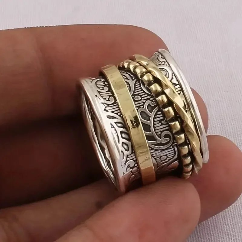 Vintage Geometric Statement Ring