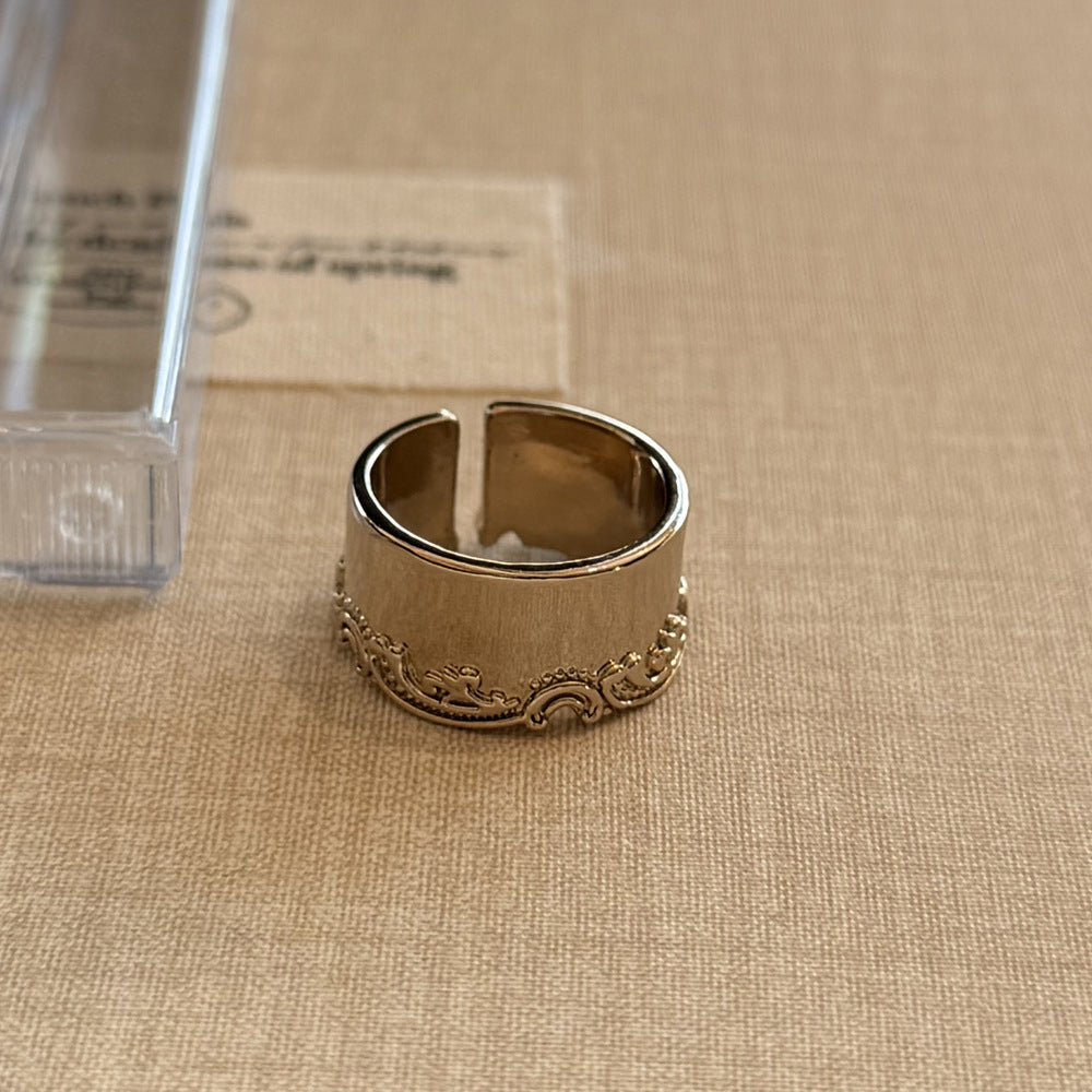 Vintage Gold Cuff Ring