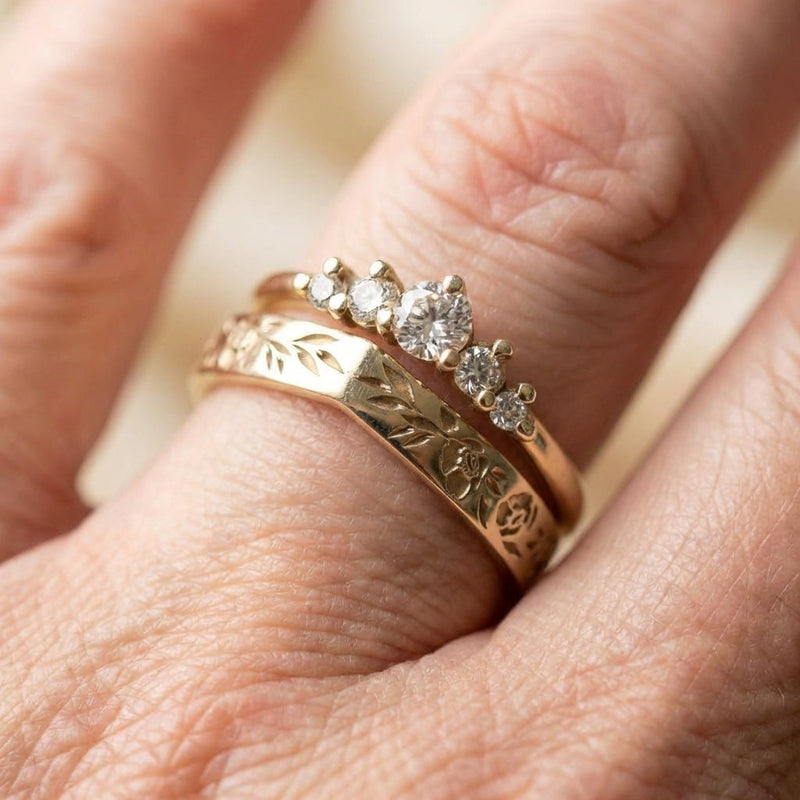 Gold Flower Ring