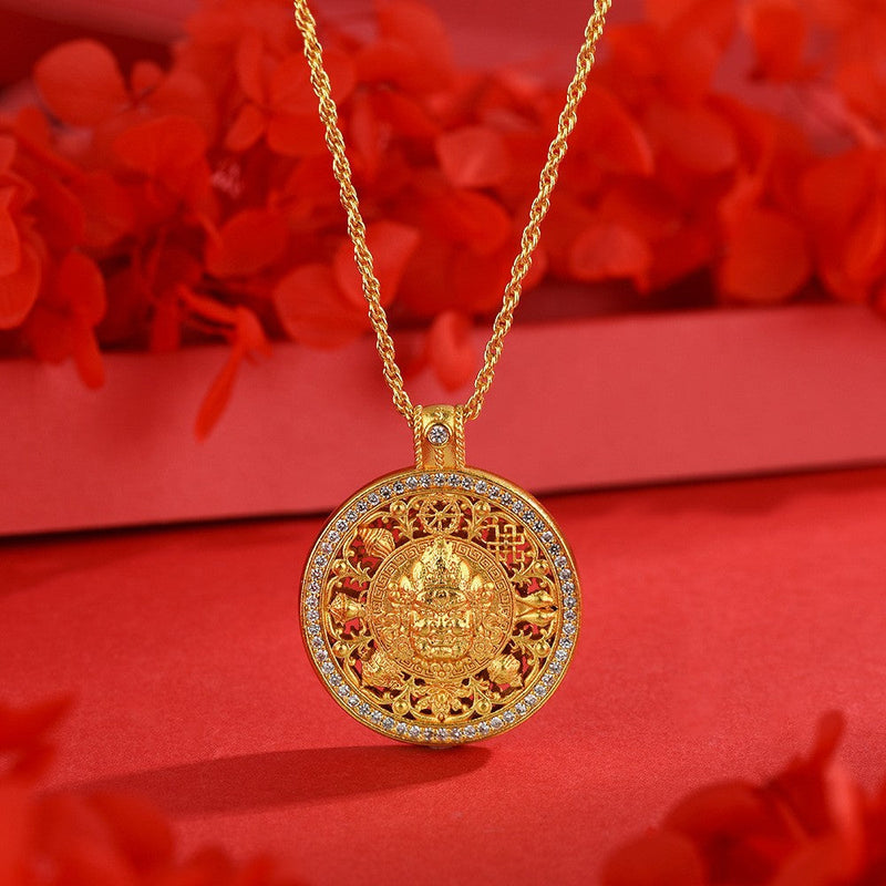 Vintage Gold Pendant Necklace