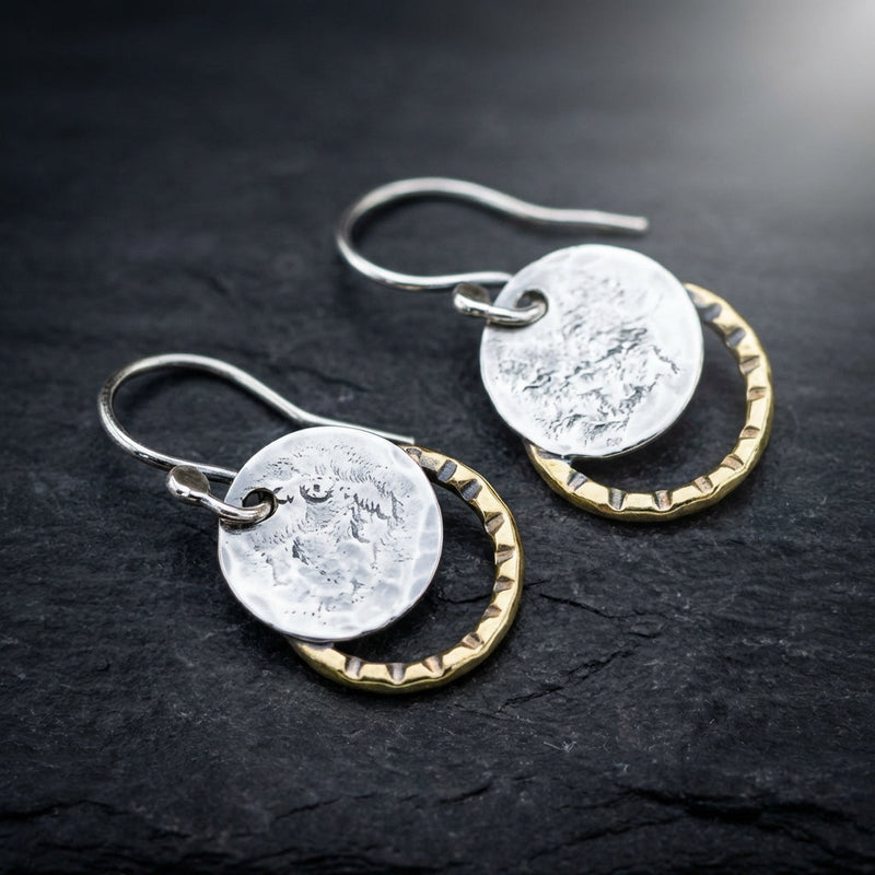 Vintage Gold & Silver Plate Earrings