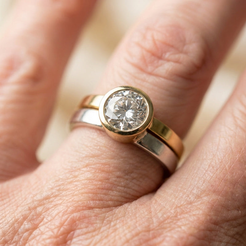 Gold Silver Ring