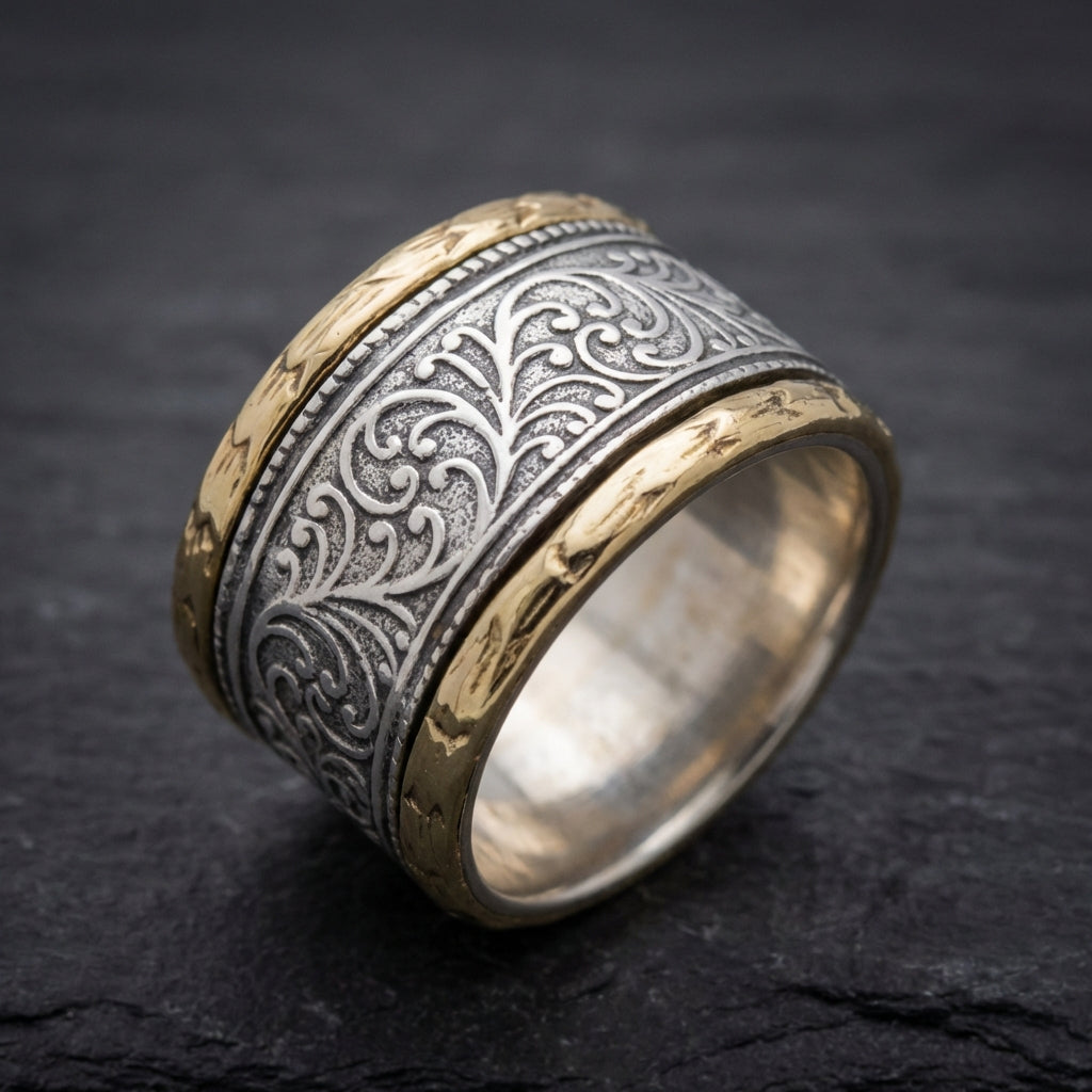 Vintage Golden & Silver Ring