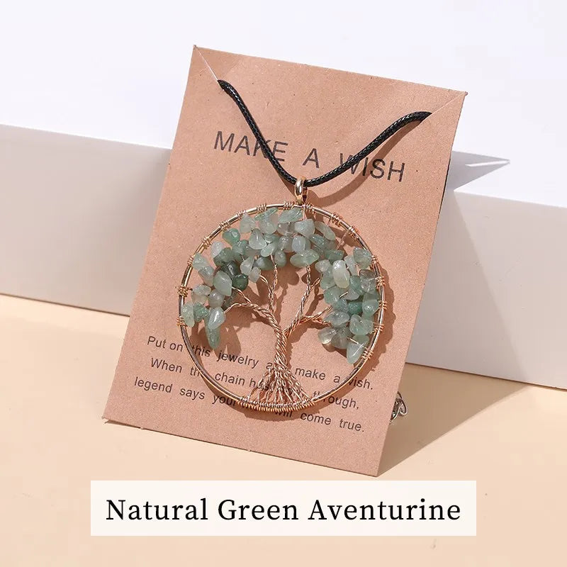 Vintage Green Aventurine Necklace