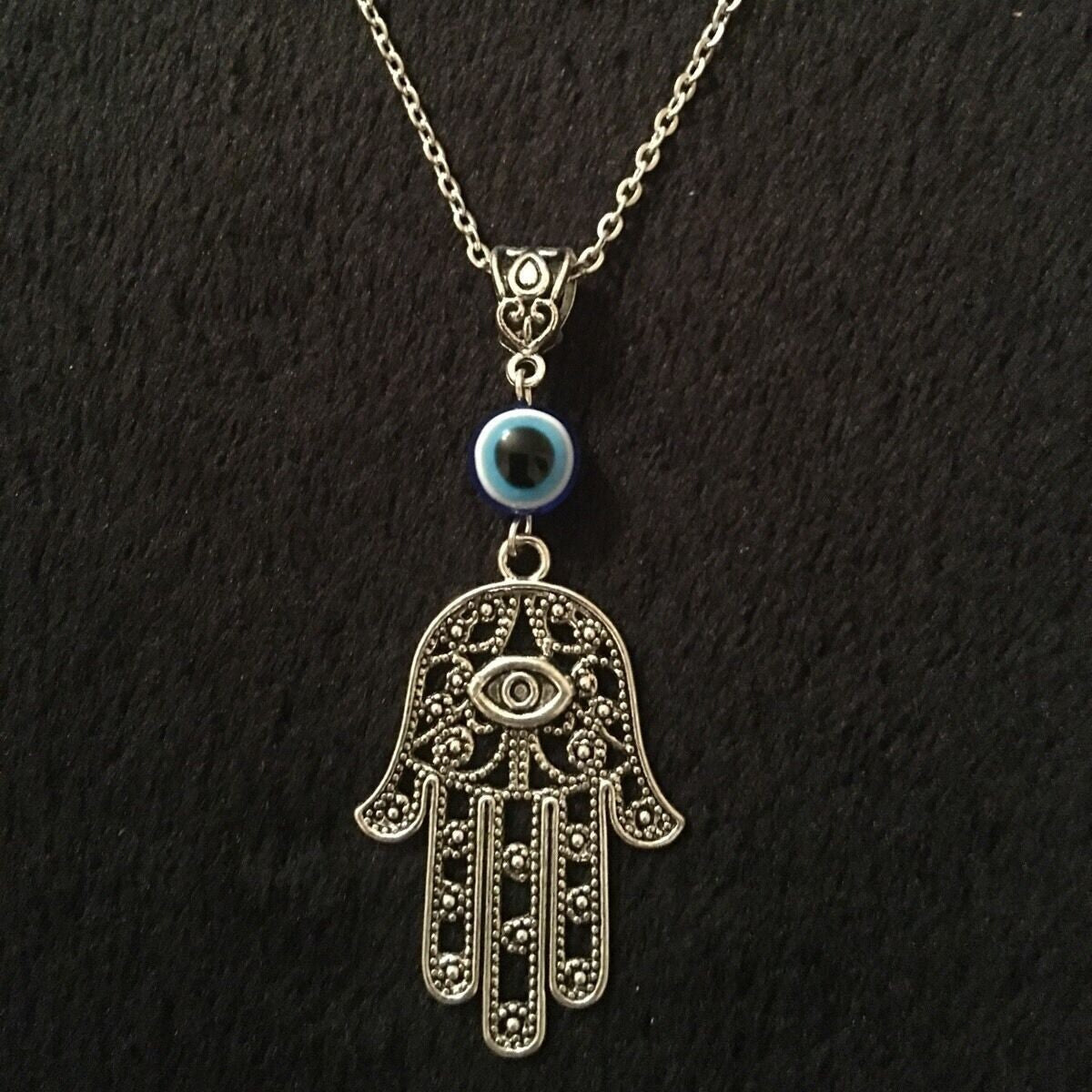 Vintage Hamsa Necklace