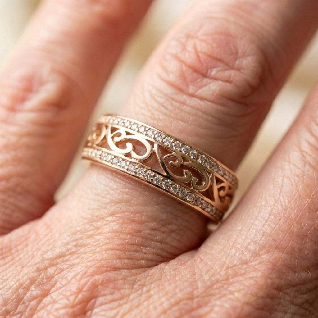 Romantic Gold Ring For Special Moments